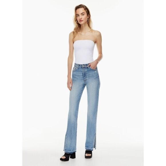 EB Denim Unraveled Two Tone Jeans - Picture 12 of 13